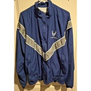 US Air Force IPTU PT Jacket Nylon Reflective Windbreaker Med Long - Militarycore